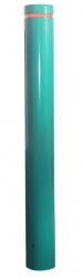 Stahlpoller PHARUS mit Ziernut, Ø 121 mm, Höhe: 750 mm, ortsfest